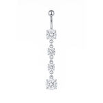 Twinkle Drop Belly Ring - EVRYJEWELS