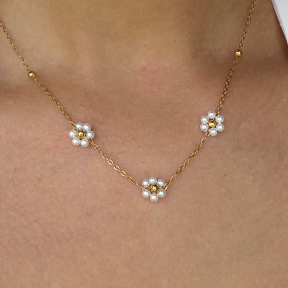 Daisy Summer Necklace & Bracelet Set - EVRYJEWELS