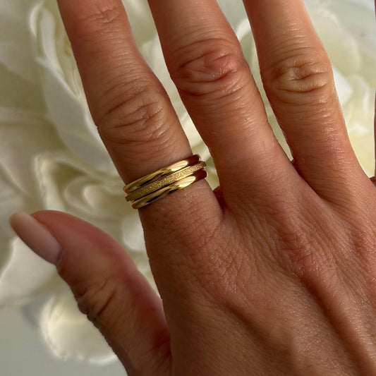 Shimmer Ring Set - EVRYJEWELS