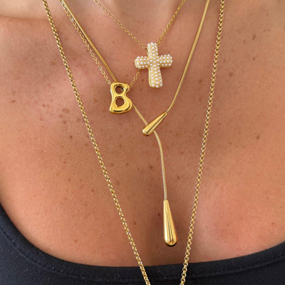 Forever Blessed Cross Necklace - EVRYJEWELS