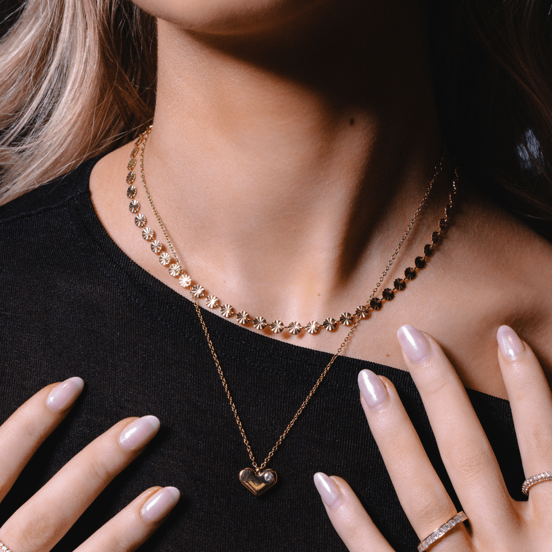 Solar Kiss Necklace - EVRYJEWELS