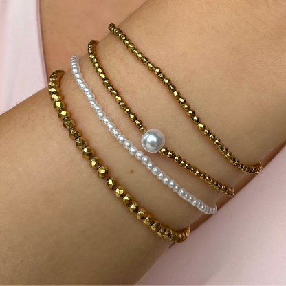 Mixed Muse Beaded Bracelet 4 Piece Set - EVRYJEWELS