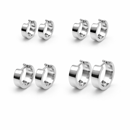 Brooklyn Hoop Earrings Set - EVRYJEWELS