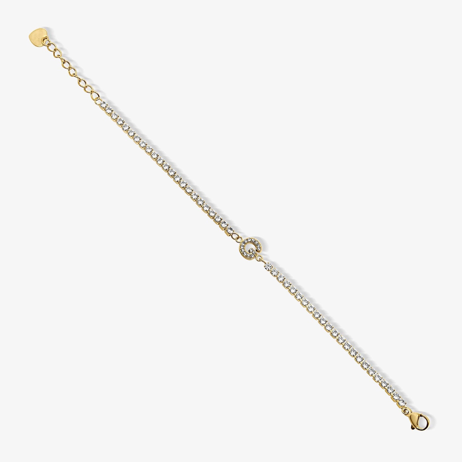 Icy Initial Tennis Bracelet - EVRYJEWELS
