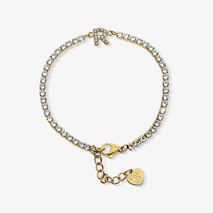 Icy Initial Tennis Bracelet - EVRYJEWELS